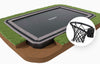 Rectangular | 520 x 370 cm Trampoline + Basketball Hoop