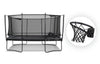 Rectangular | 4.6 m x 3.1 m Trampoline + Basketball Hoop Bundle